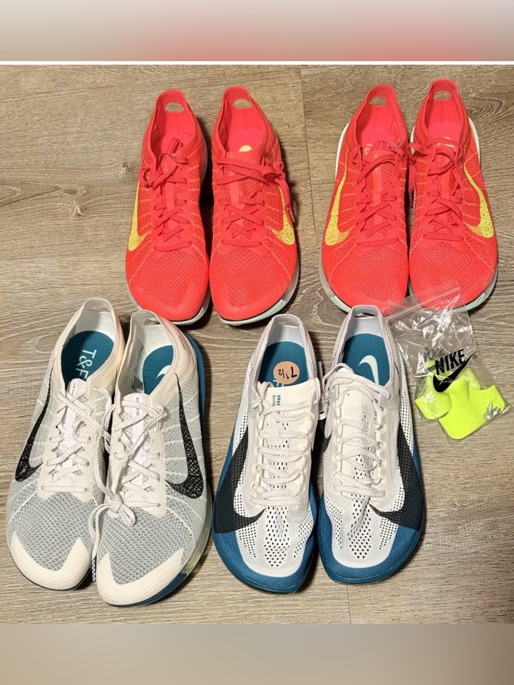 Nike Track And Field Shoe Lot Of 4